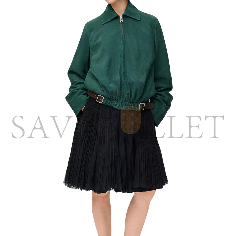 L0ew* belted jacket in suede goatskin s540y34l58